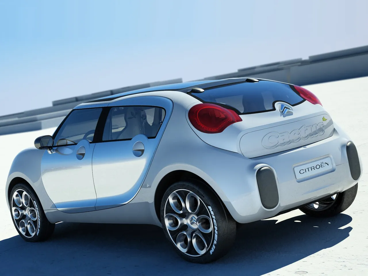 Citroen C-Cactus Concept (2007) – zadní tříčtvrteční pohled