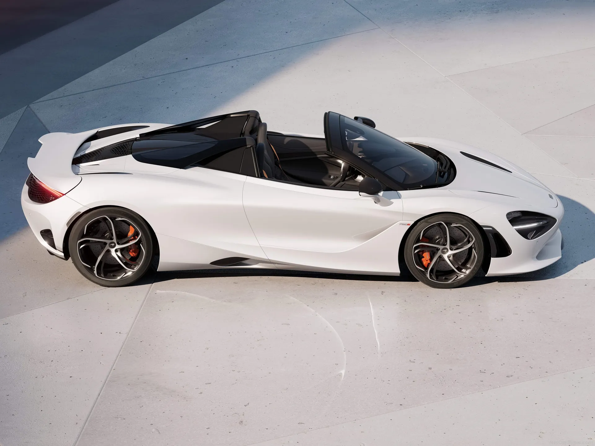 McLaren 750S Spider (2024) – boční profil