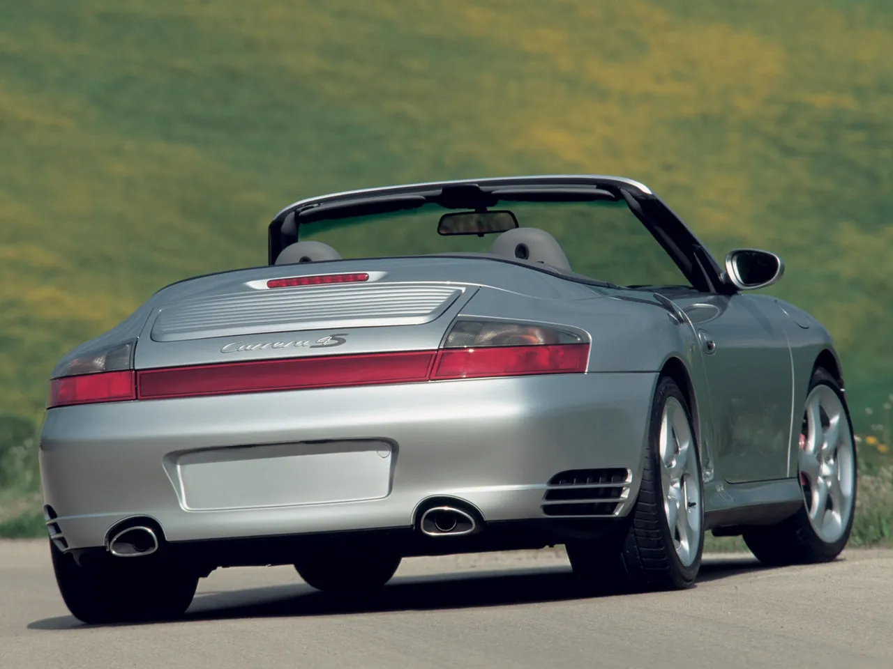 Porsche 911 Carrera 4S Cabriolet (2004) - Rear Three-Quarter