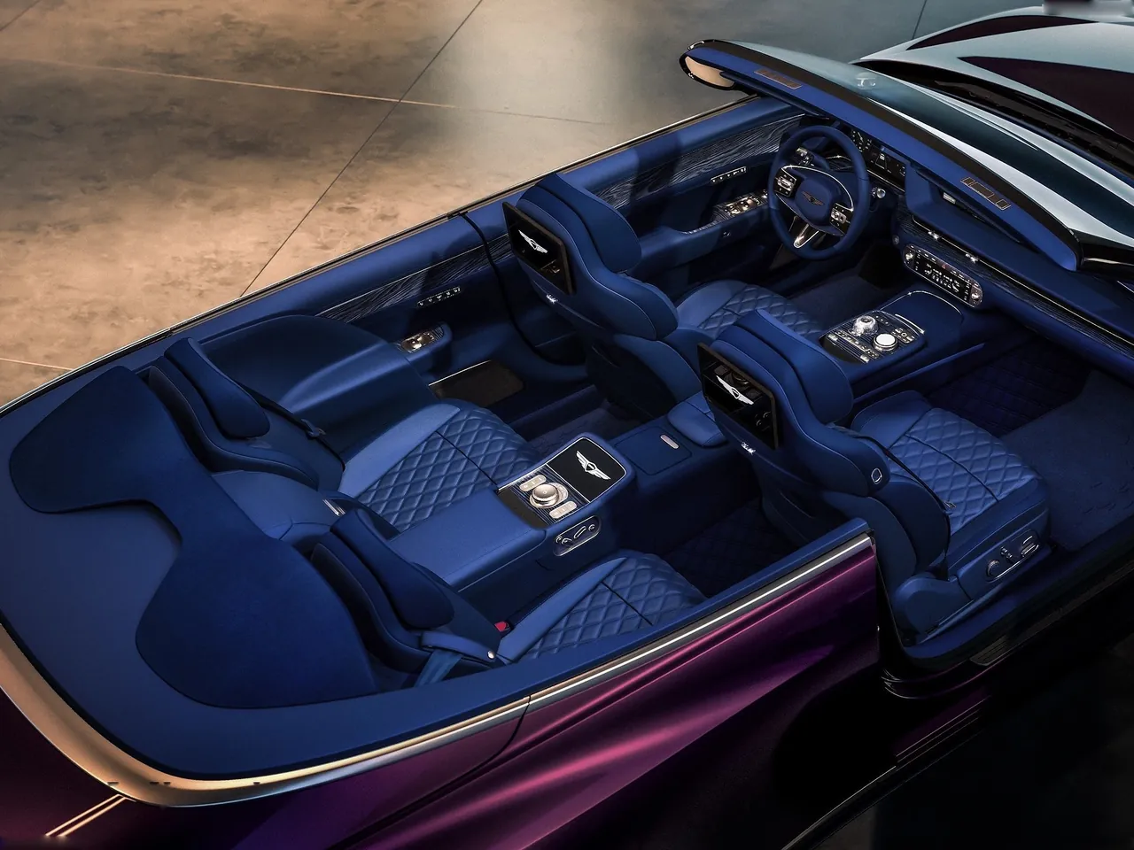 Genesis X Gran Convertible Concept (2025) – interiér