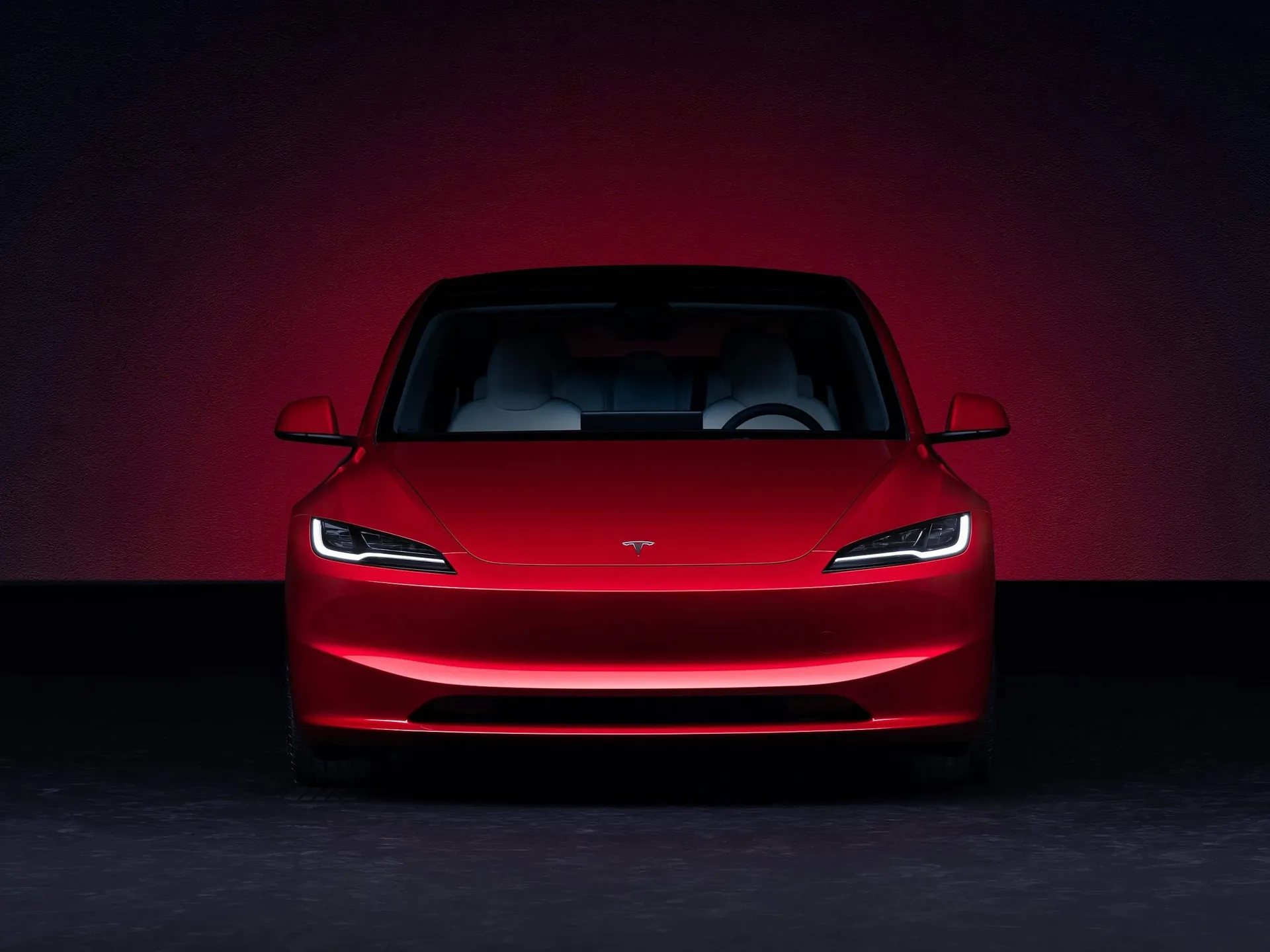 Tesla Model 3 (2024) – zepředu