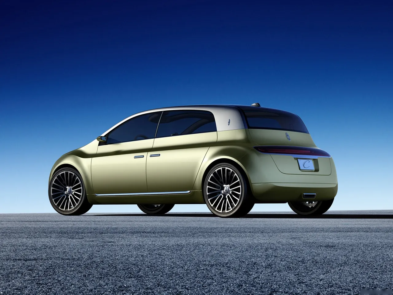 Lincoln C Concept (2009) – zadní tříčtvrteční pohled