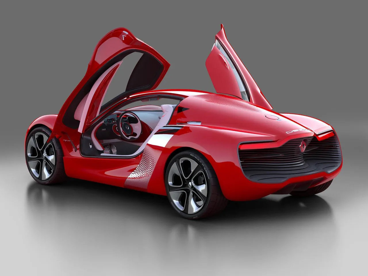 Renault DeZir Concept (2010) – zadní tříčtvrteční pohled