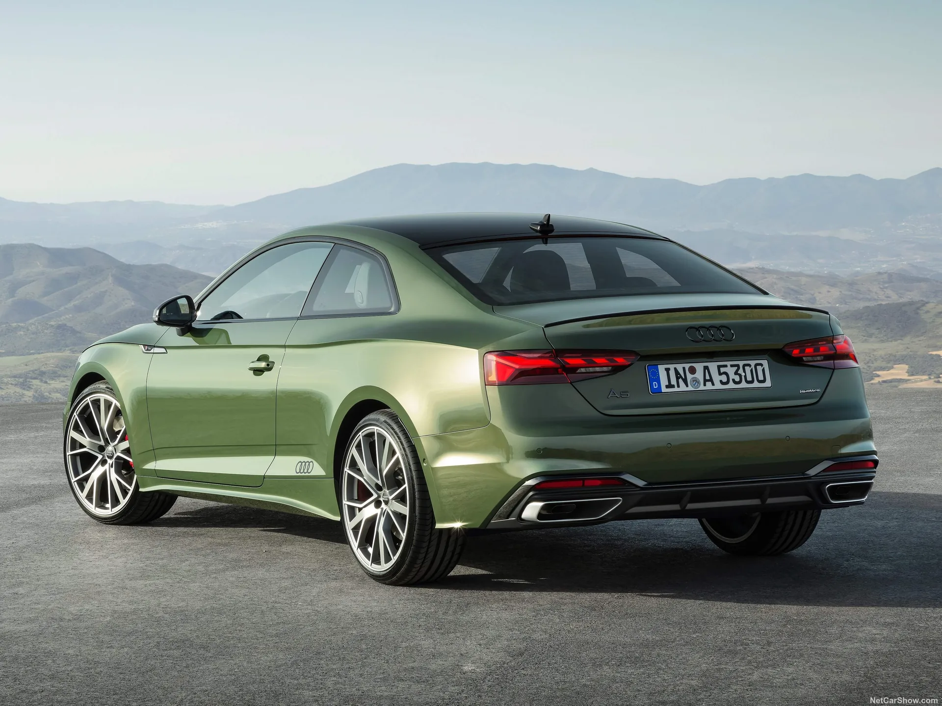 Audi A5 Coupe (2020) - Rear Three-Quarter