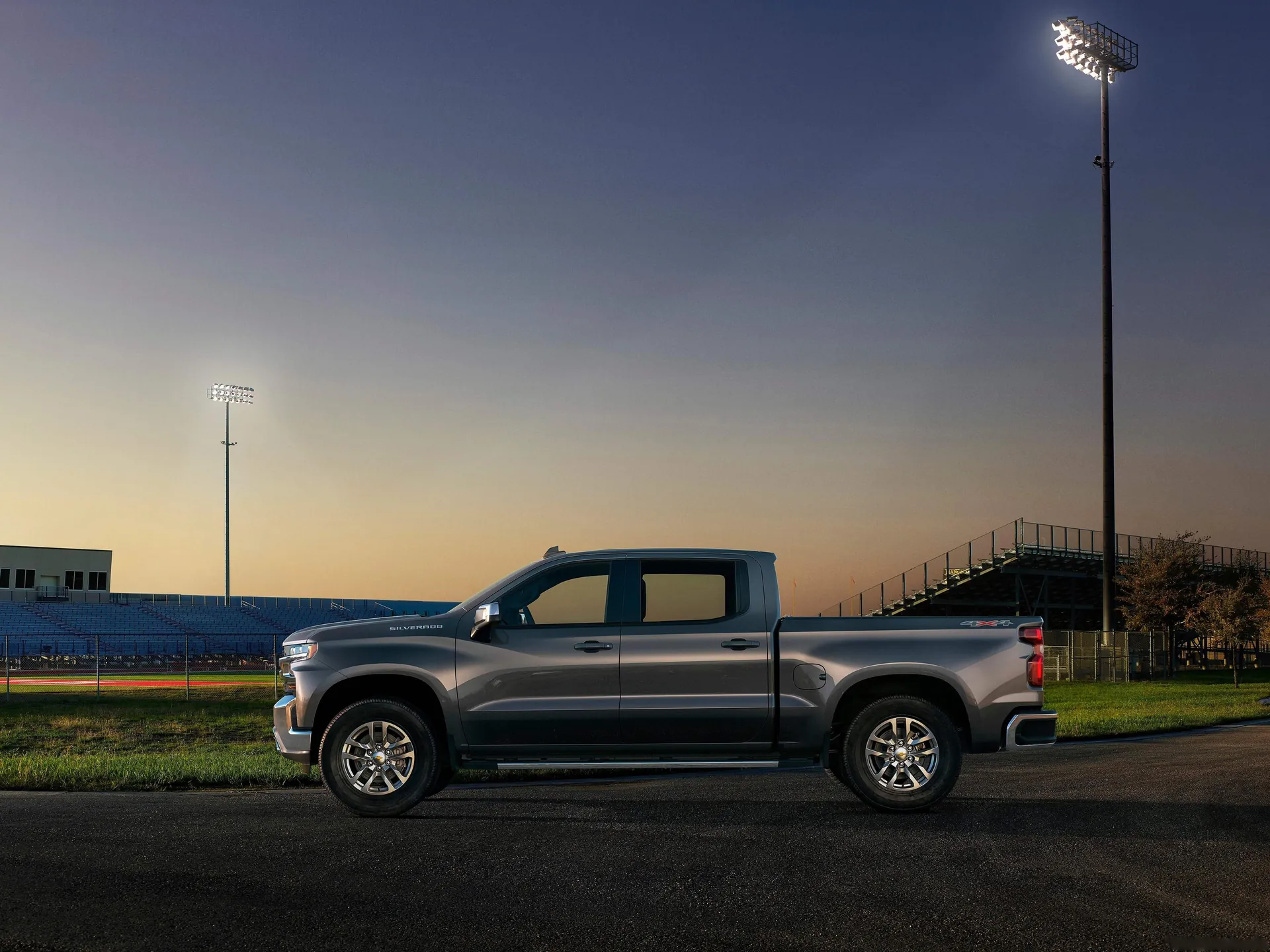 Chevrolet Silverado (2019) – boční profil