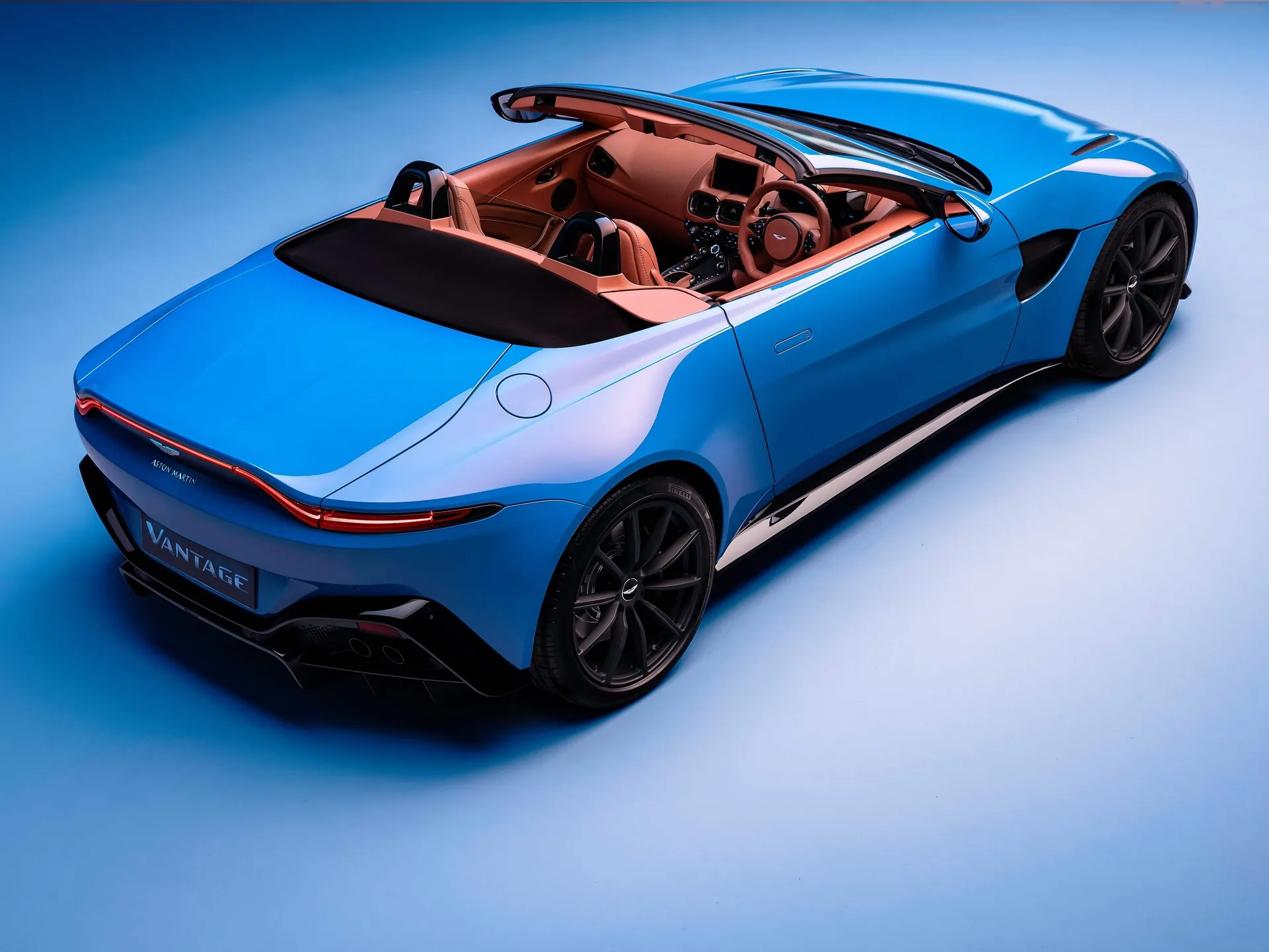 Aston Martin Vantage Roadster (2021) - Rear Three-Quarter