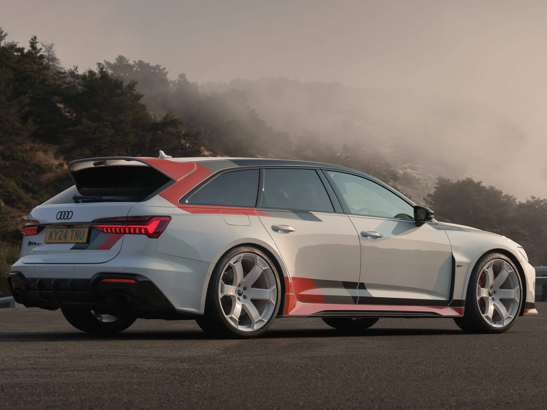Audi RS6 Avant GT [UK] (2024) - Rear Three-Quarter