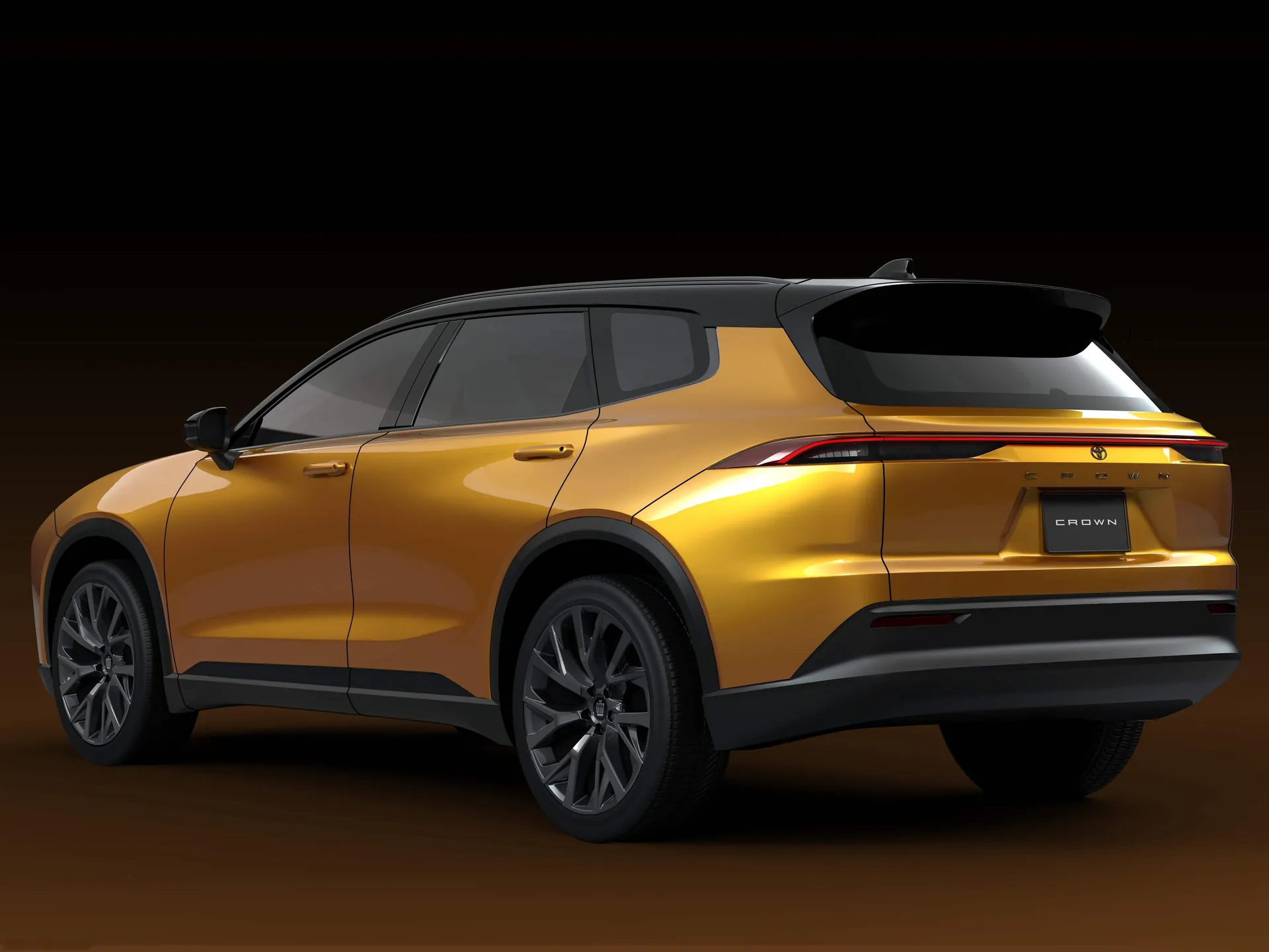 Toyota Crown Estate Concept (2022) – zadní tříčtvrteční pohled