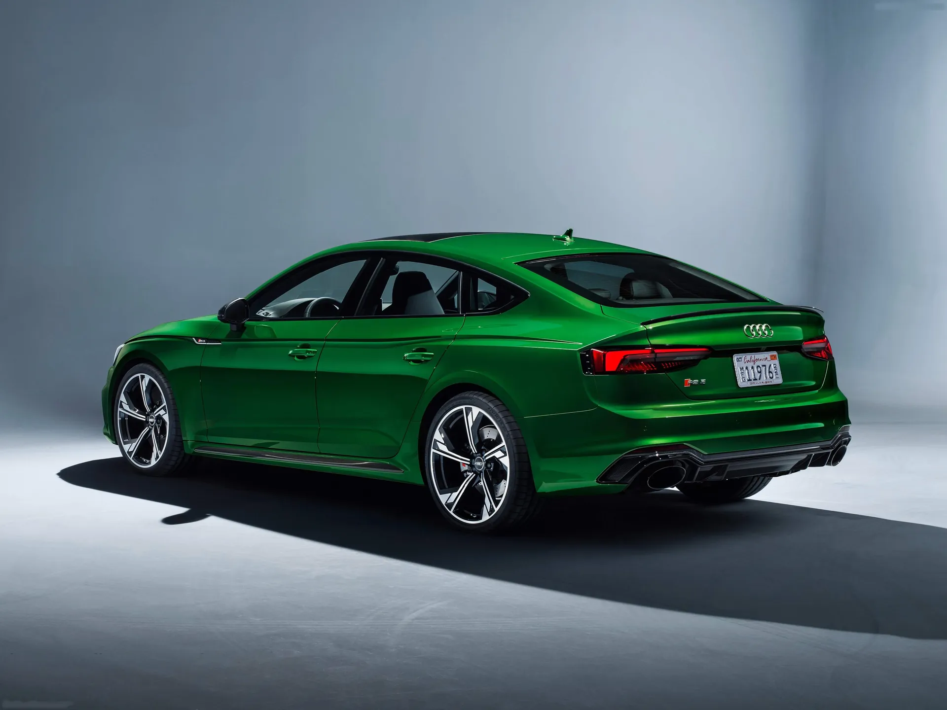 Audi RS5 Sportback (2019) – zadní tříčtvrteční pohled