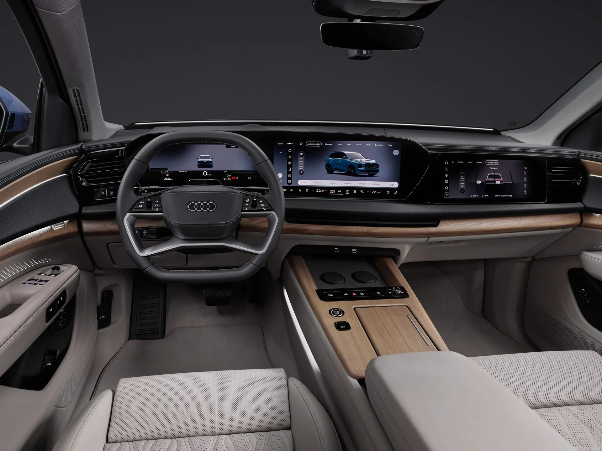Audi Q7 (2027) – interiér