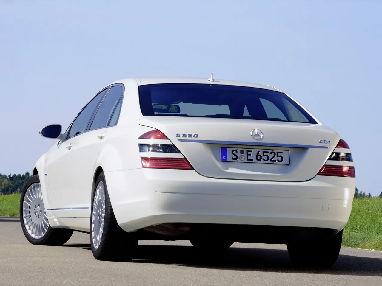 Mercedes-Benz S320 CDI BlueEfficiency (2009) - Rear Three-Quarter
