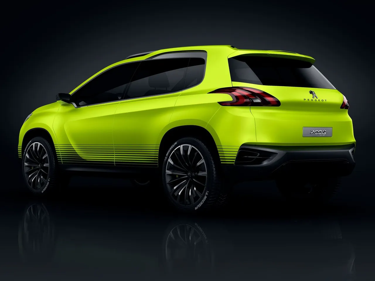 Peugeot 2008 Concept (2012) – zadní tříčtvrteční pohled