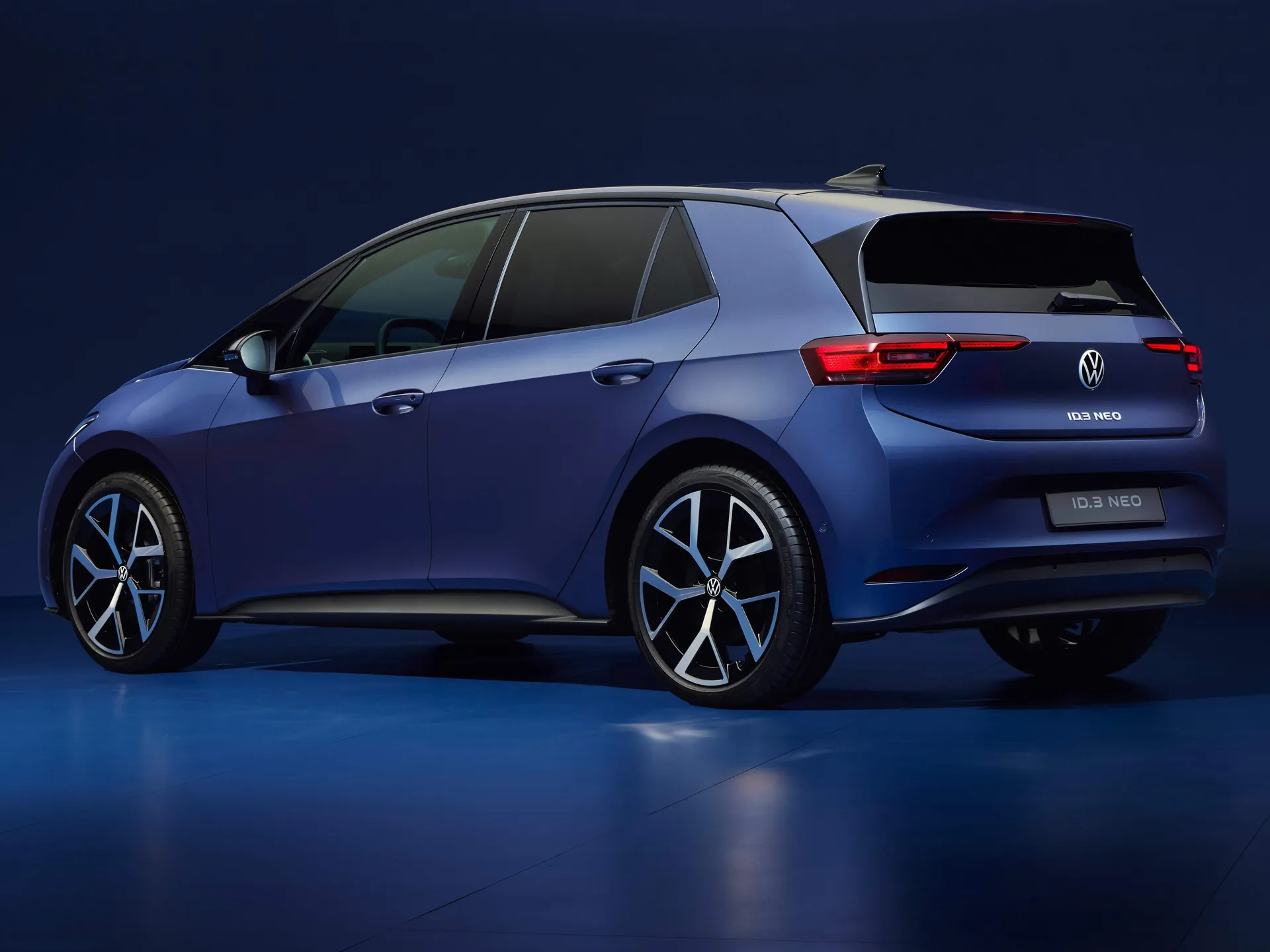 Volkswagen ID.3 Neo (2027) – zadní tříčtvrteční pohled