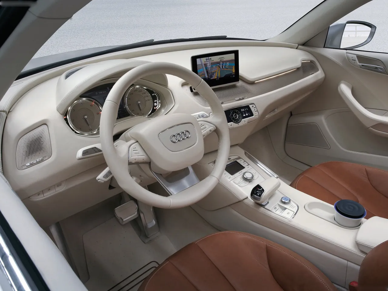 Audi Cross Coupe quattro Concept (2007) – interiér