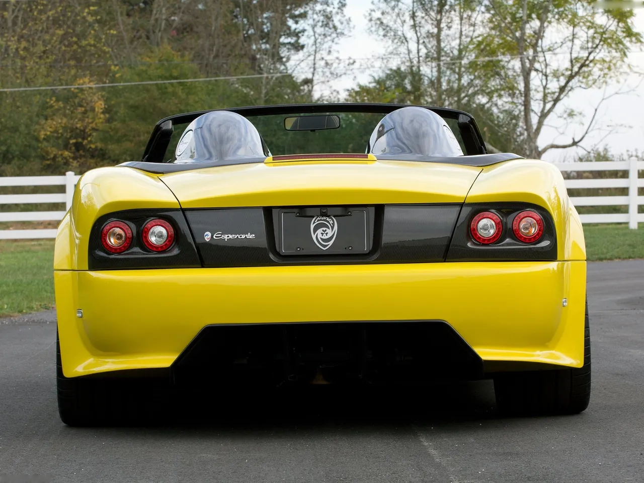 Panoz Esperante Spyder GT (2015) – zezadu