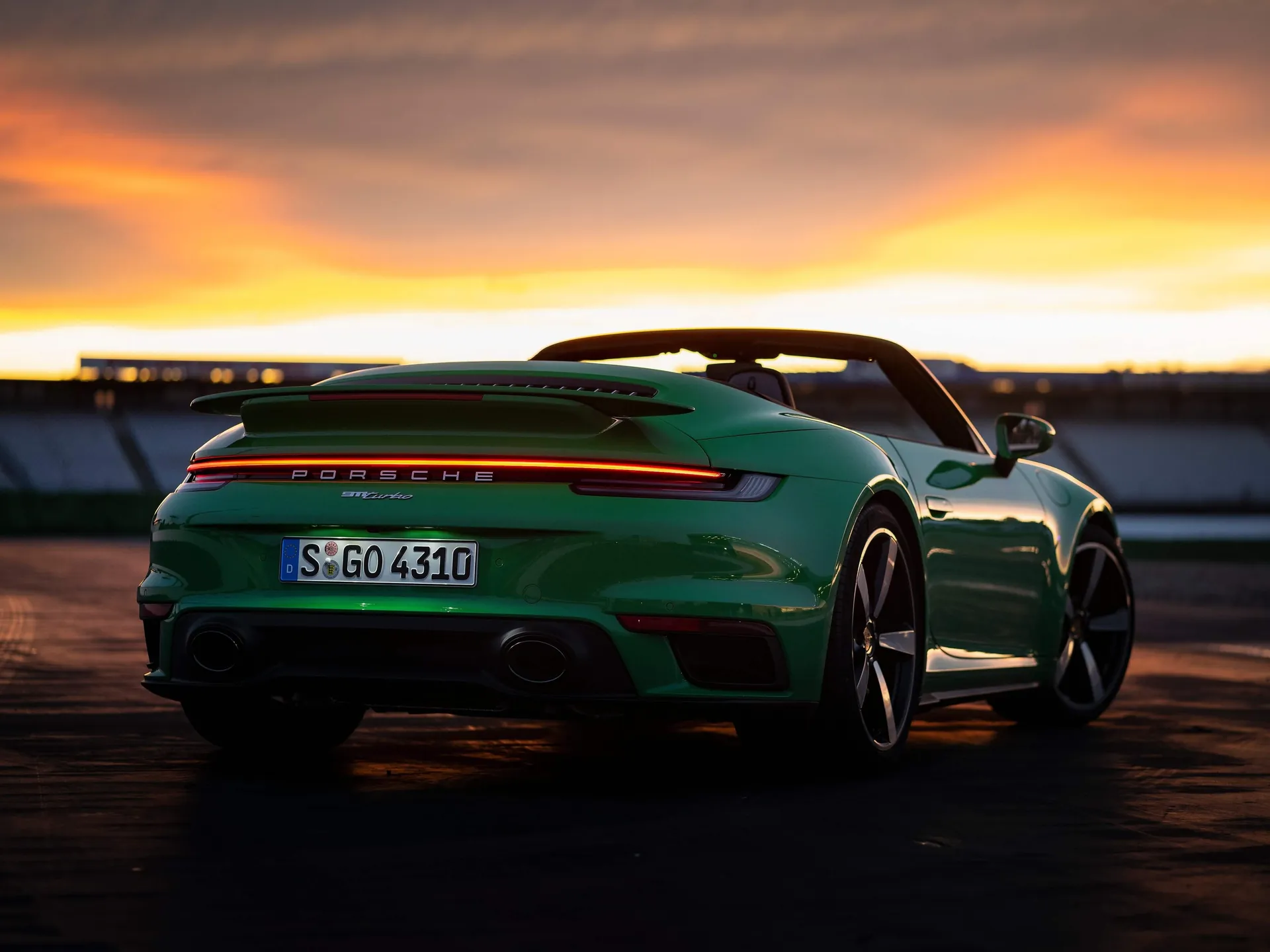 Porsche 911 Turbo Cabriolet (2021) - Rear Three-Quarter
