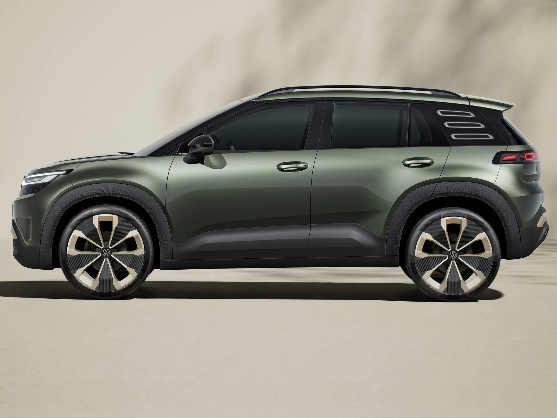 Volkswagen ID.Cross Concept (2025) – boční profil