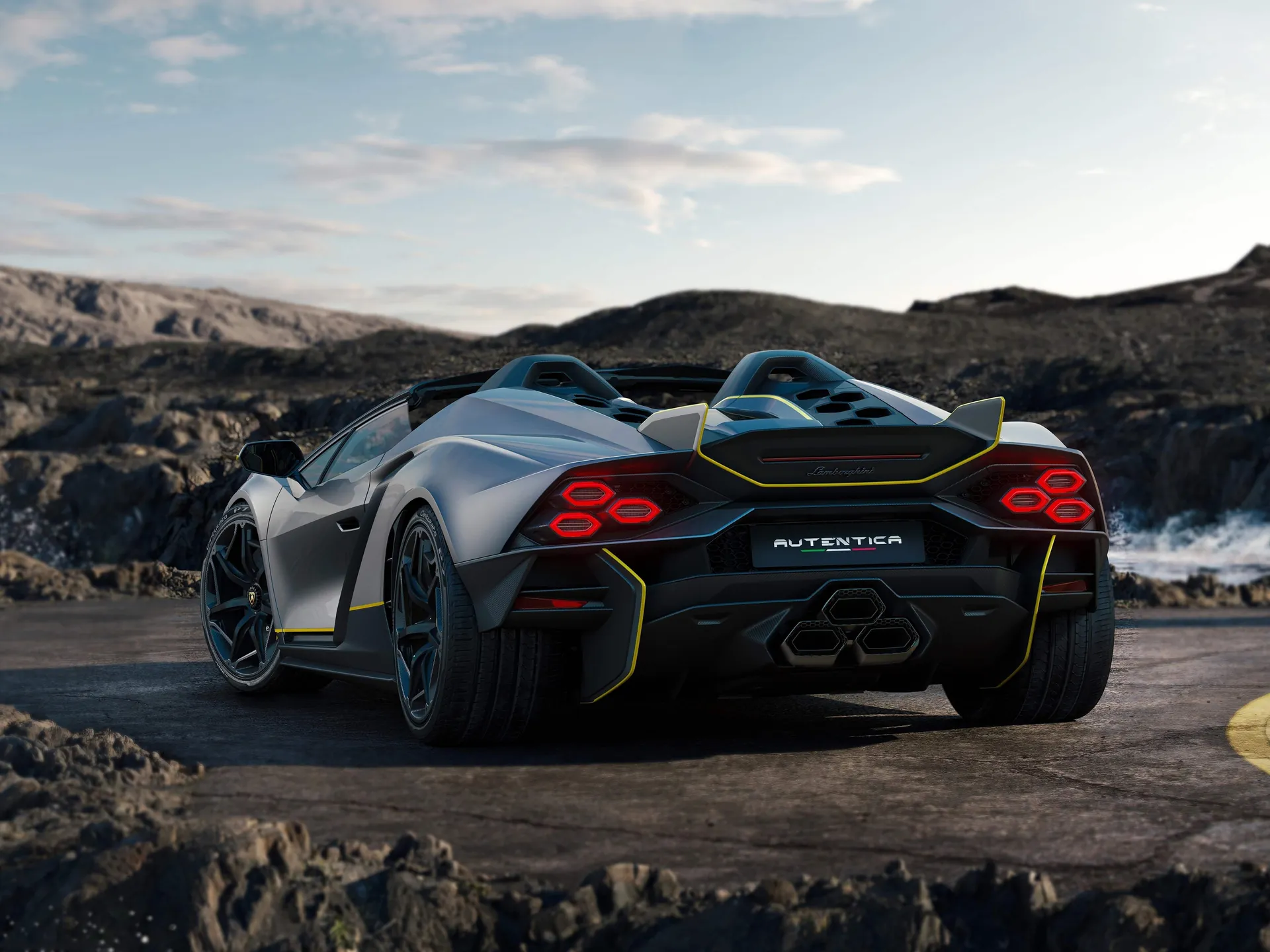 Lamborghini Autentica (2023) - Rear Three-Quarter