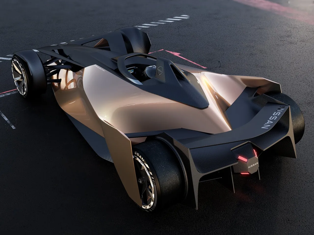 Nissan Ariya Single Seater Concept (2021) - Rear Three-Quarter