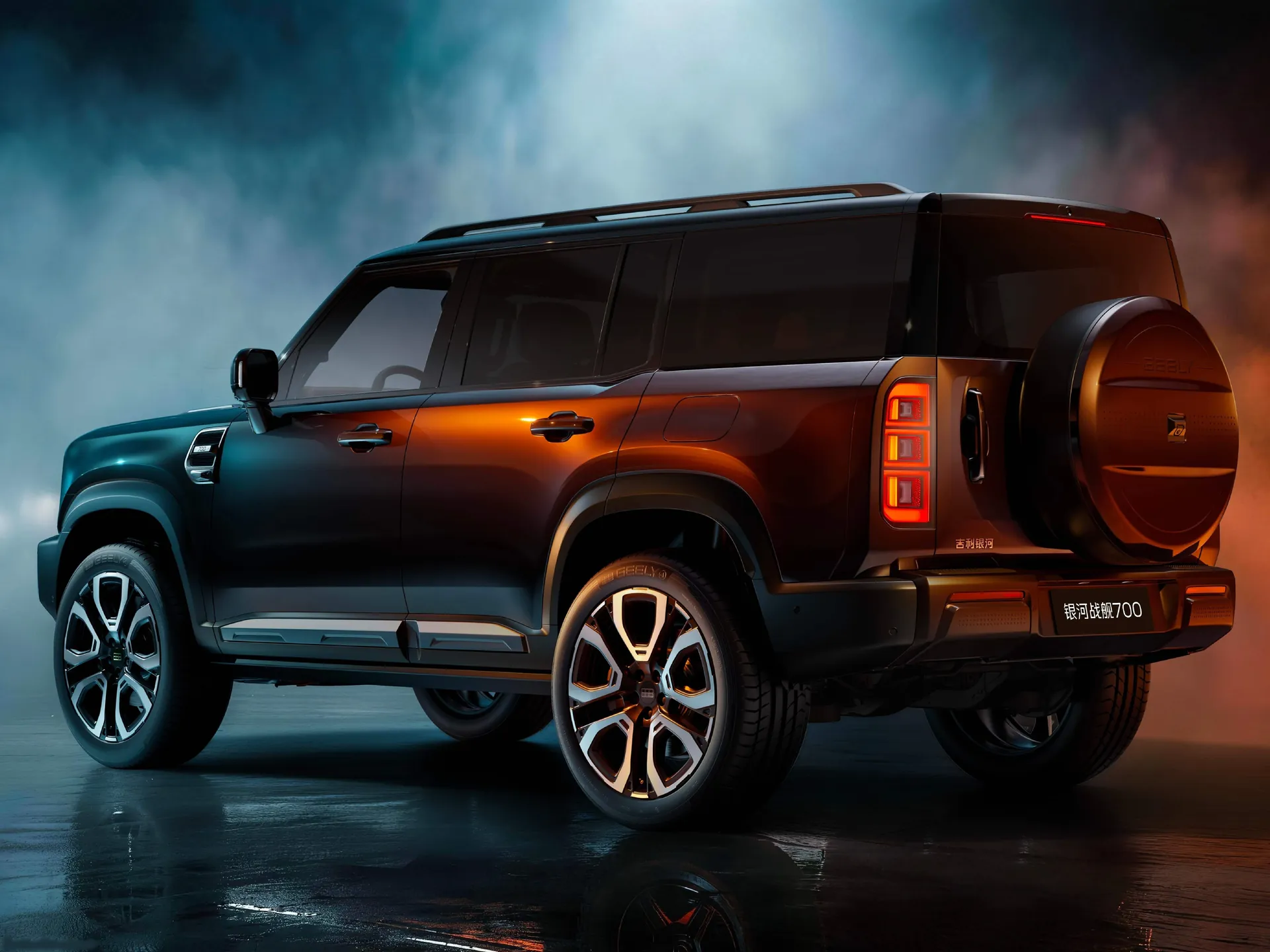 Geely Galaxy Zhanjian 700 (2027) – zadní tříčtvrteční pohled