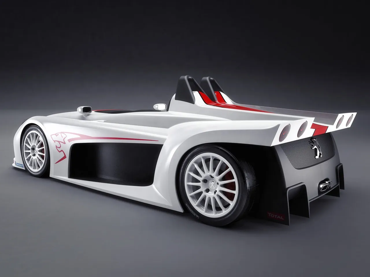 Peugeot 207 Spider Concept (2006) – zadní tříčtvrteční pohled