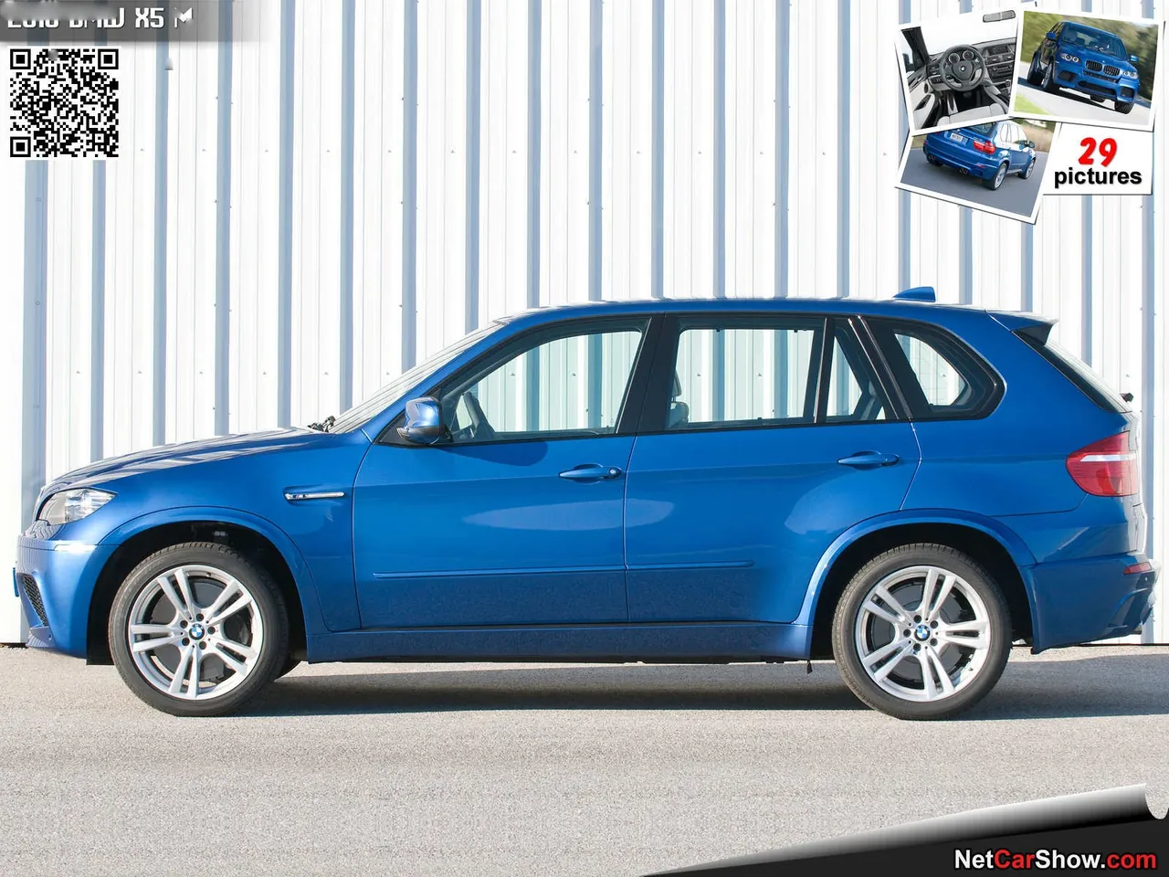 BMW X5 M (2010) – boční profil