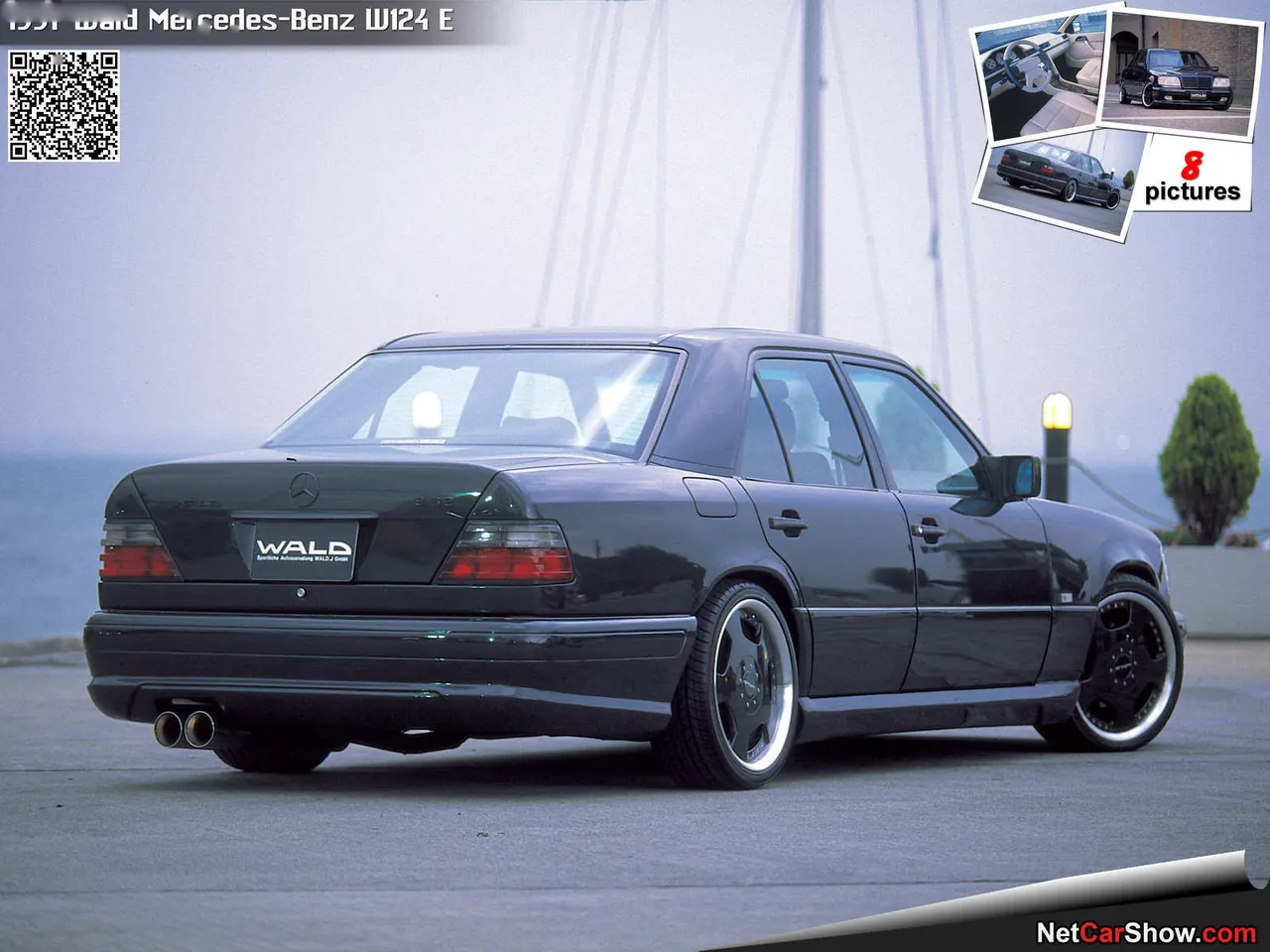 Wald Mercedes-Benz W124 E (1997) – zadní tříčtvrteční pohled