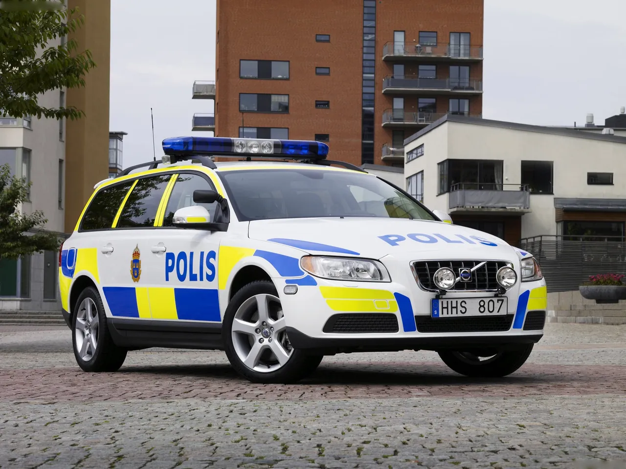 Volvo V70 Police car (2008)