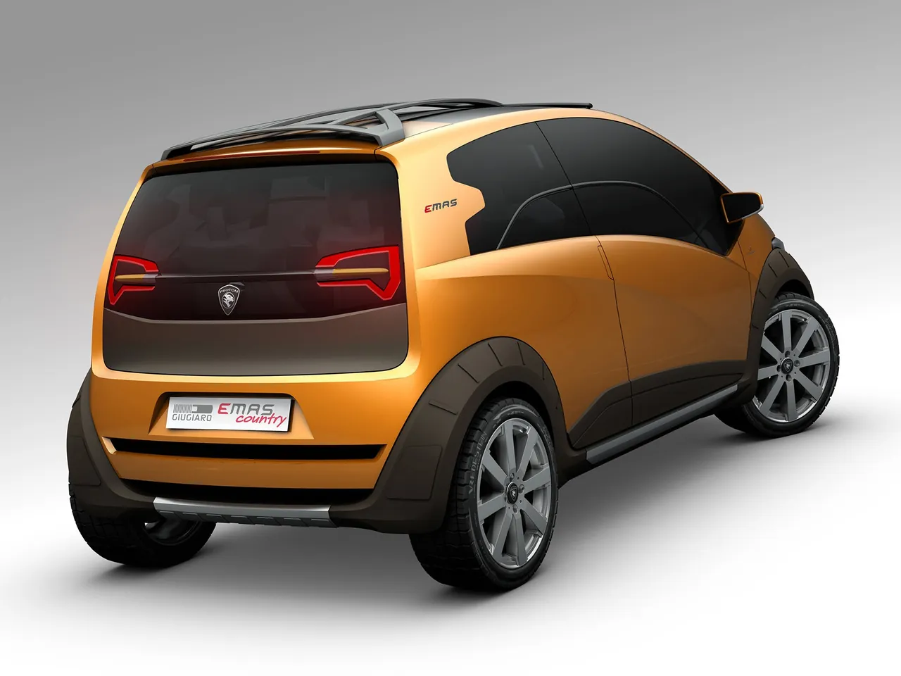 Italdesign Emas Country Concept (2010) – zadní tříčtvrteční pohled