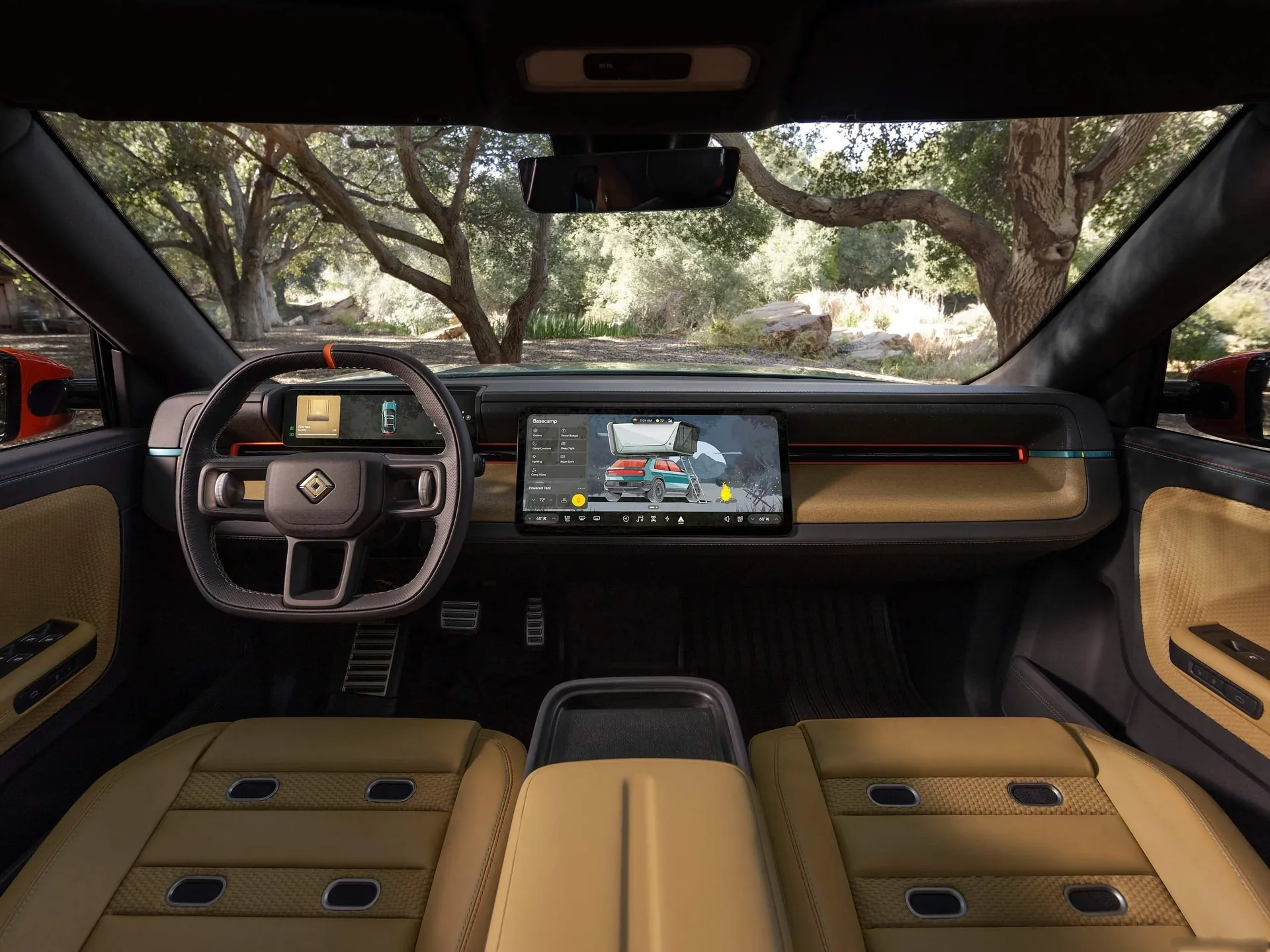 Rivian R3X (2027) – interiér