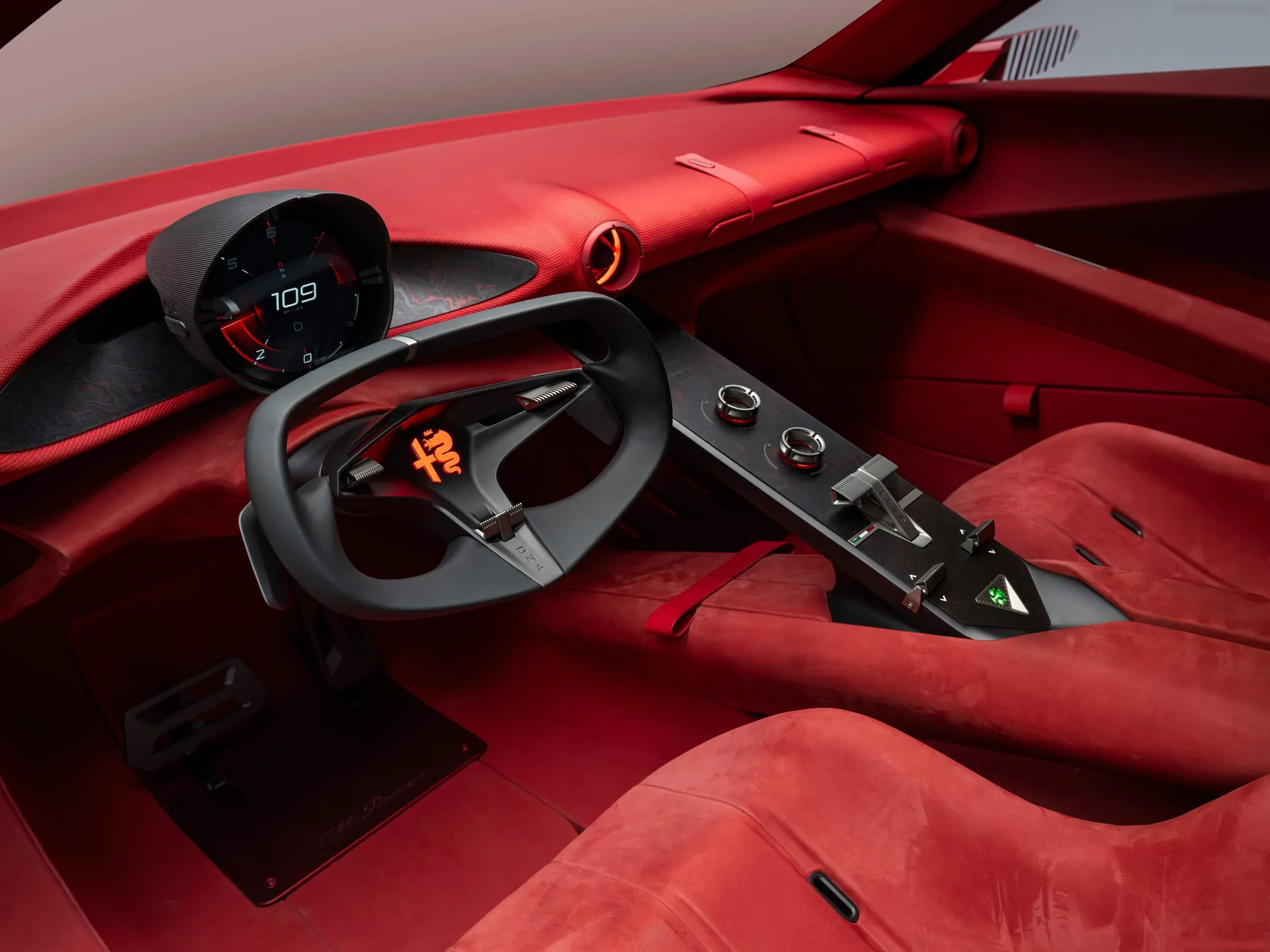 Alfa Romeo Cuorerosso Concept (2026) – interiér