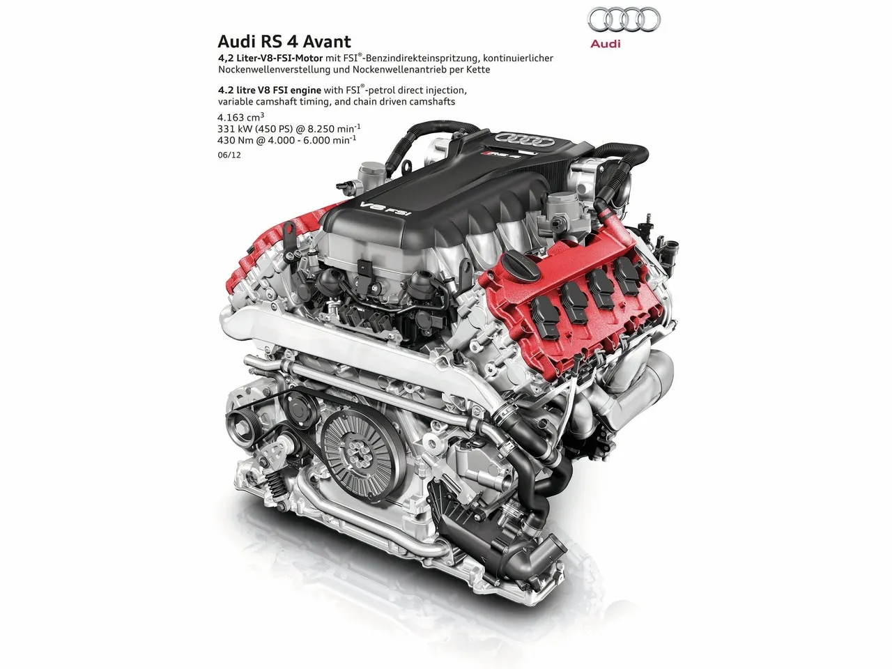 Audi RS4 Avant (2013) – motor