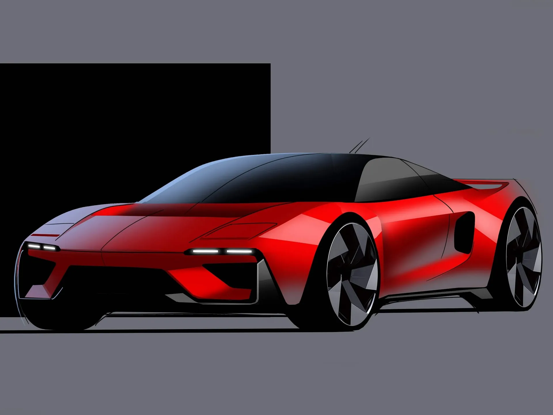Pininfarina JAS Tensei (2027) – designové skici