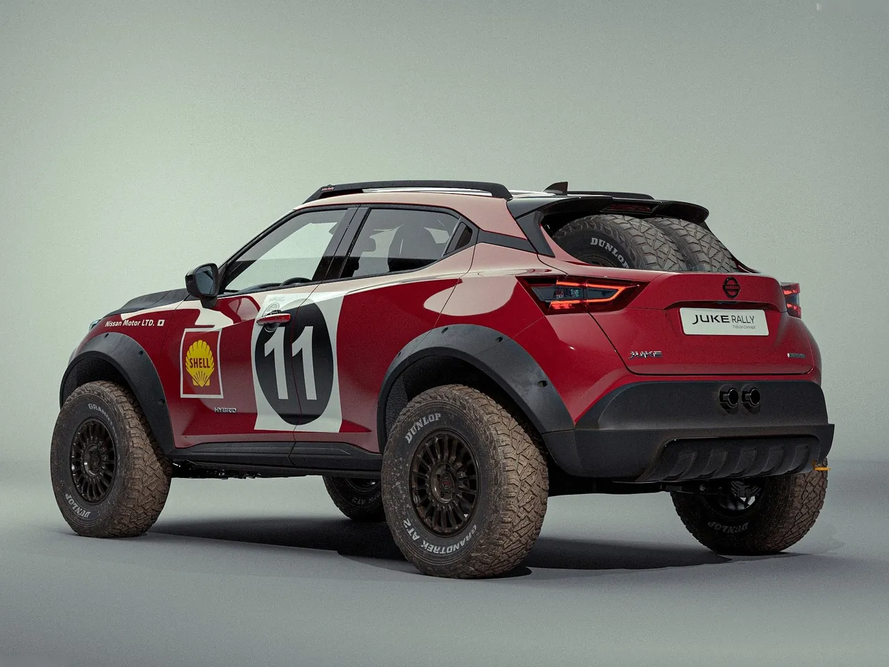 Nissan Juke Rally Tribute Concept (2021) - Rear Three-Quarter