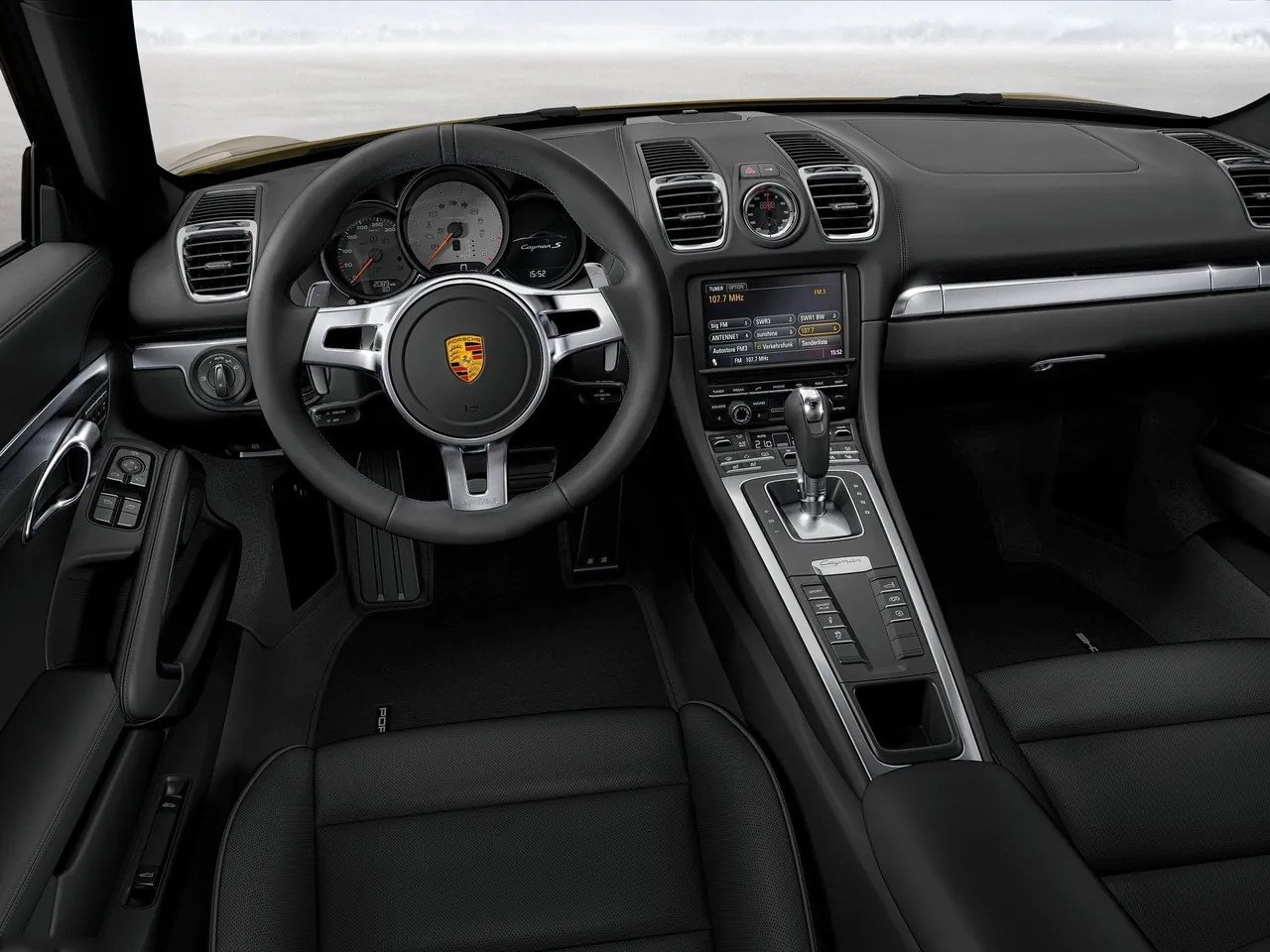 Porsche Cayman (2014) – interiér
