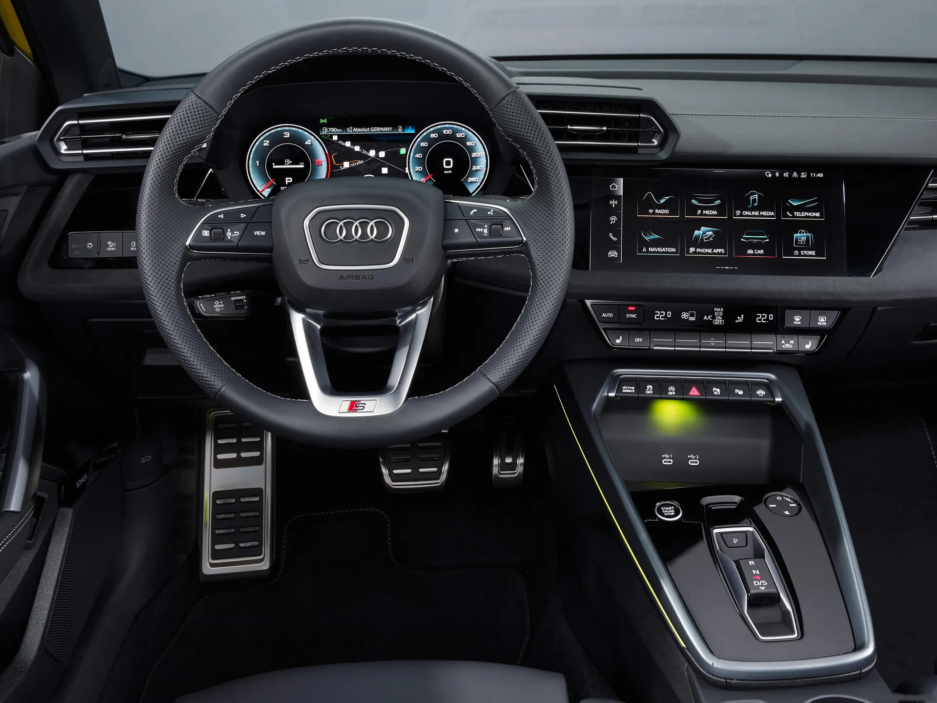 Audi A3 allstreet (2025) – interiér