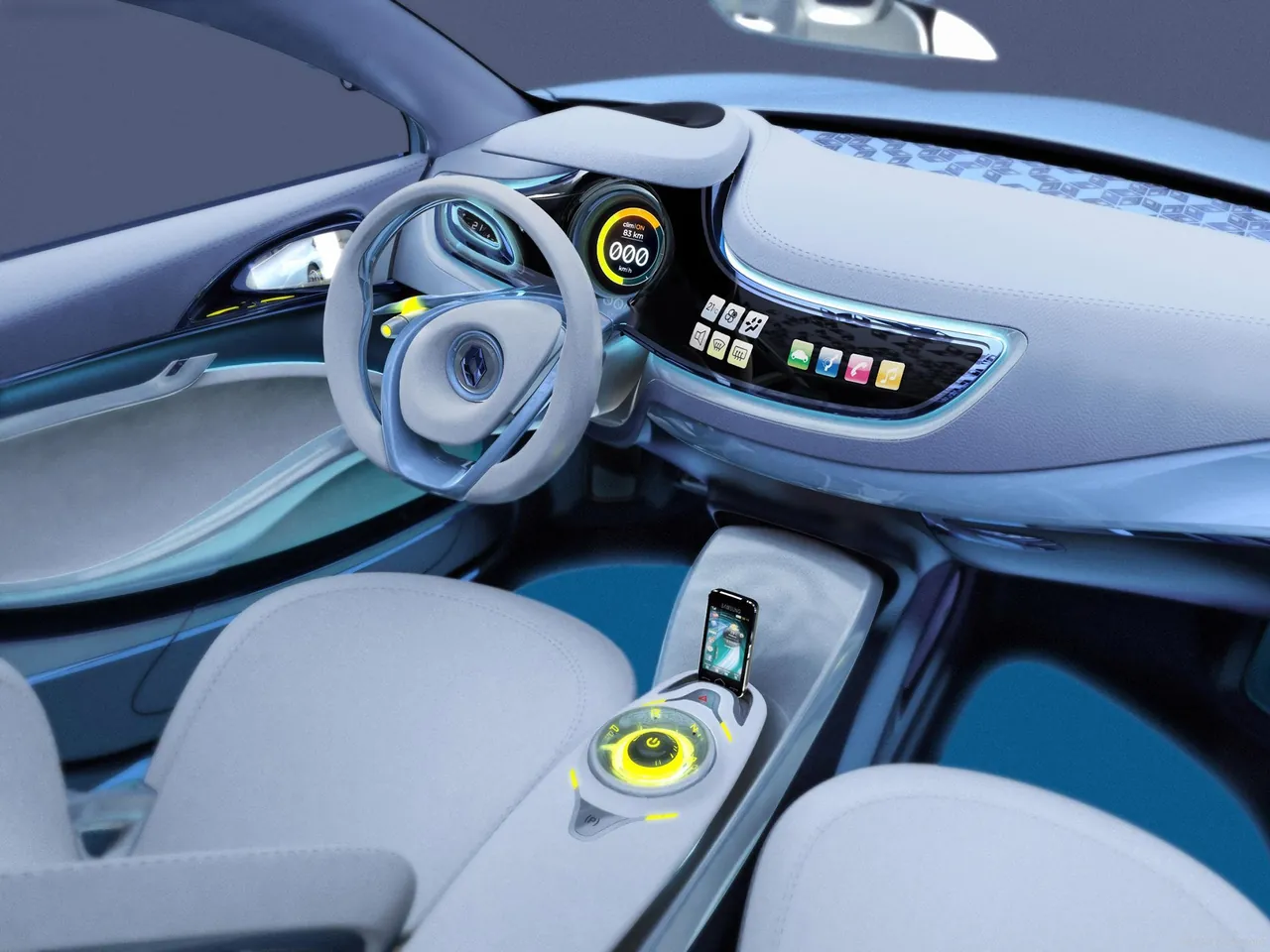 Renault Fluence ZE Concept (2009) – interiér