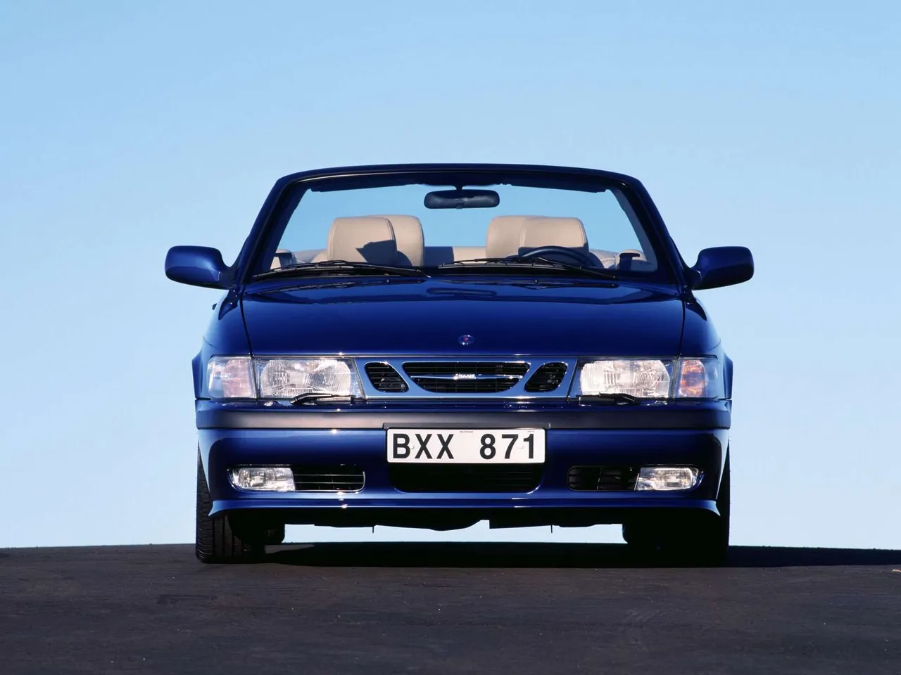 Saab 9-3 Aero Convertible (2000) – zepředu
