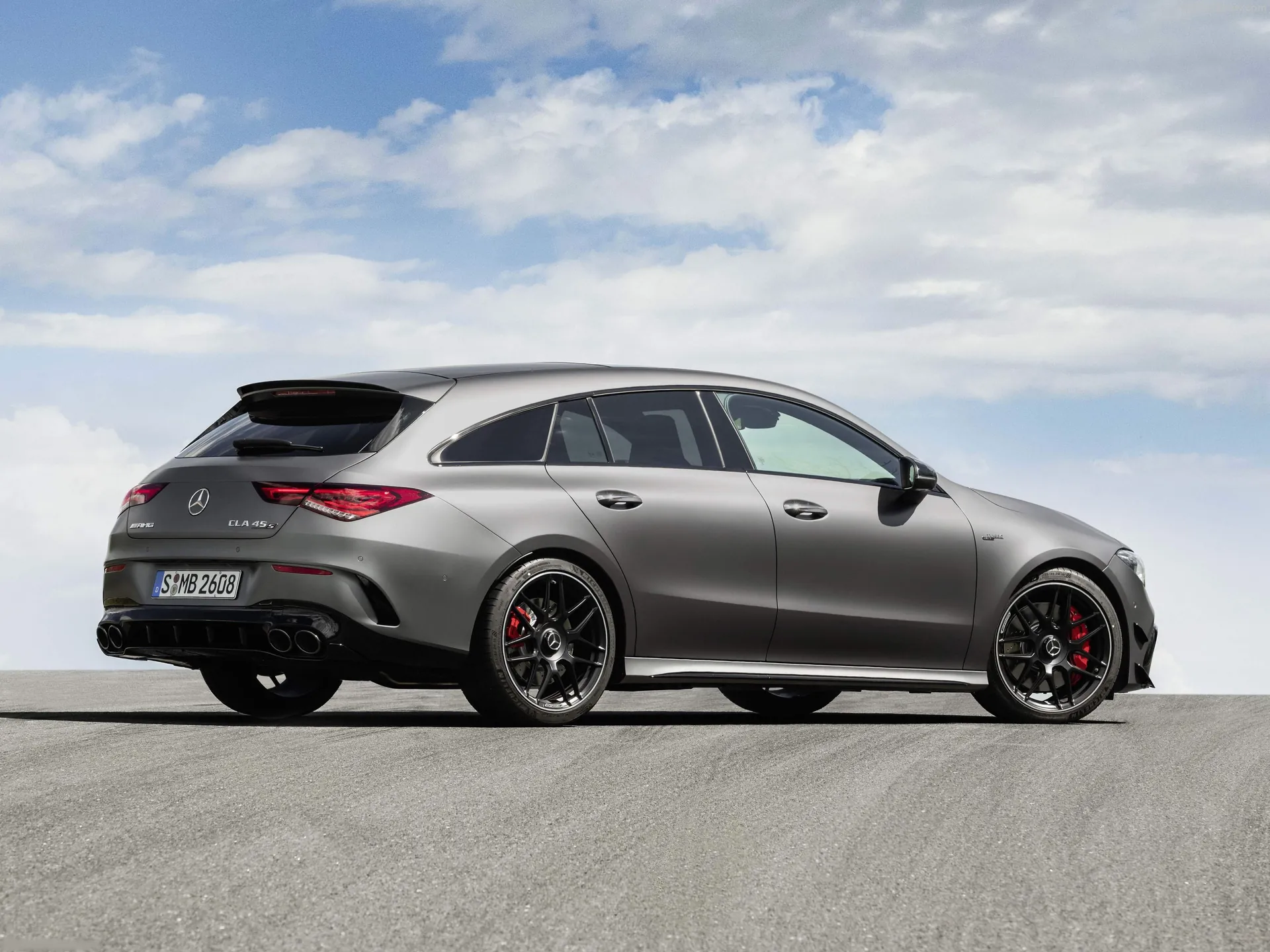 Mercedes-Benz CLA45 S AMG 4Matic Shooting Brake (2020) - Rear Three-Quarter
