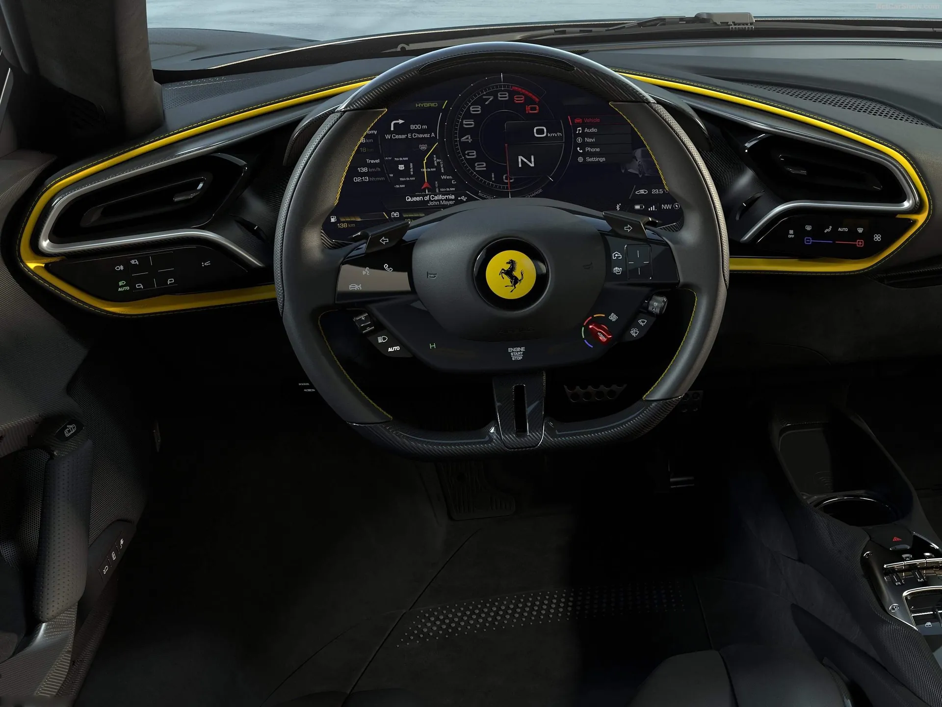 Ferrari 296 GTB (2022) – interiér