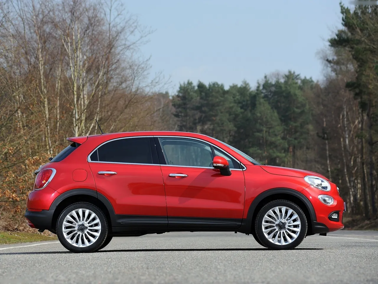 Fiat 500X [UK] (2015) – boční profil