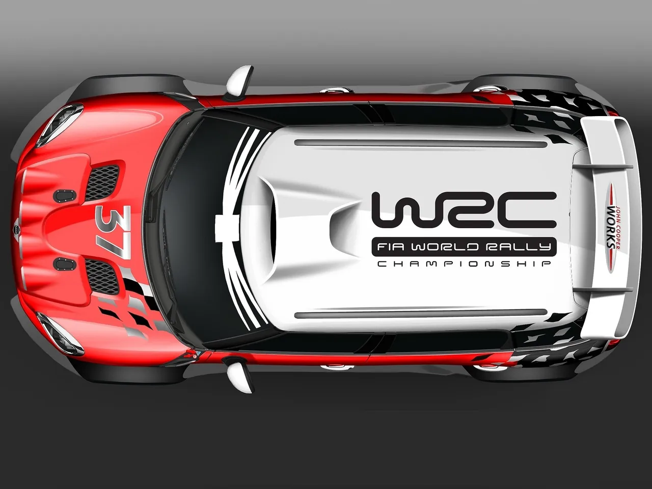 Mini WRC (2011) – pohled shora