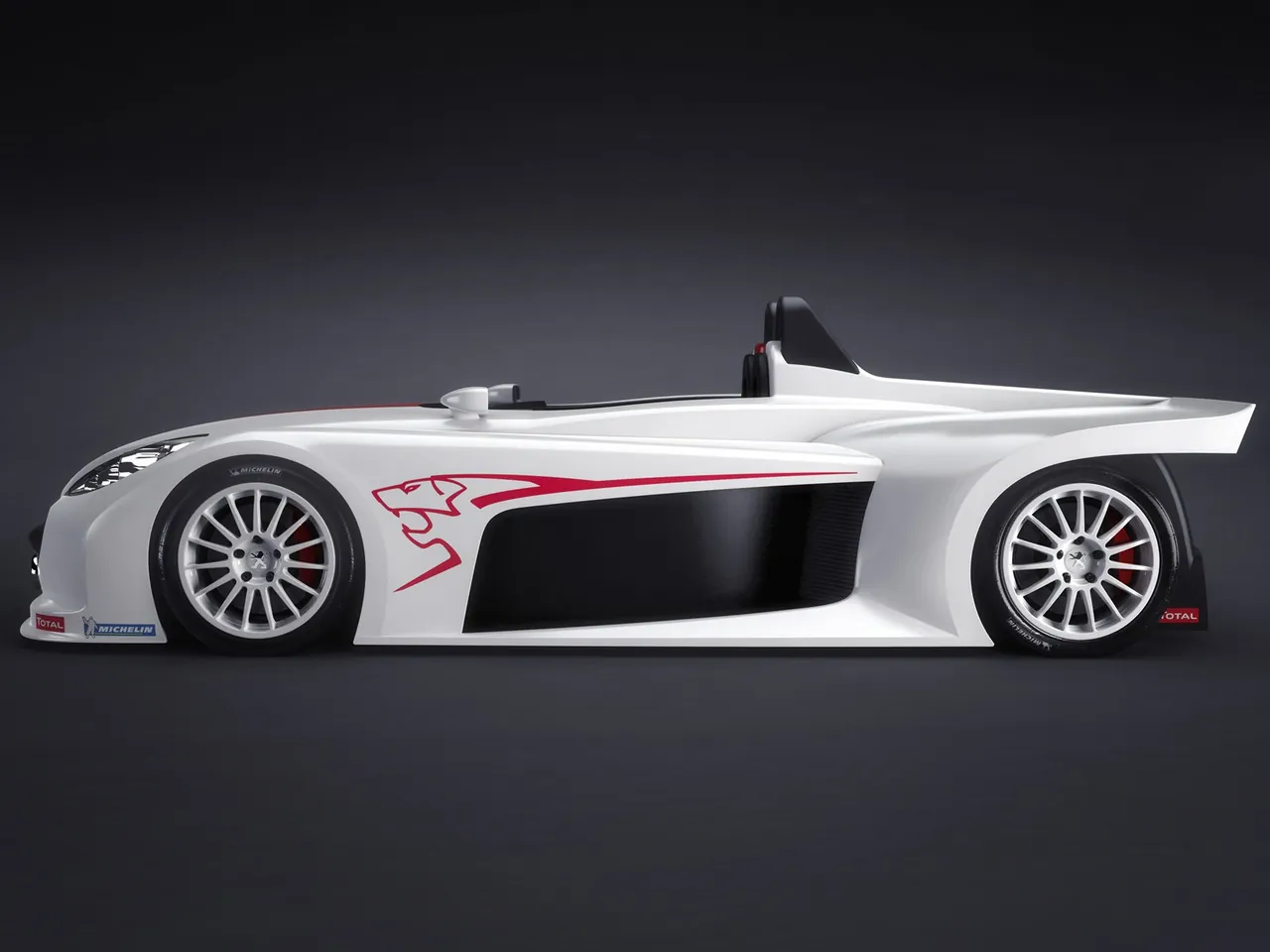 Peugeot 207 Spider Concept (2006) – boční profil