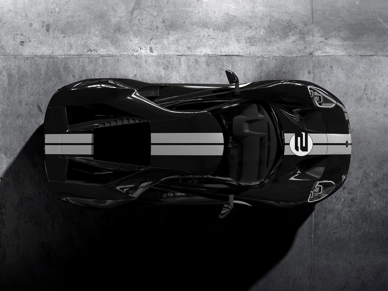 Ford GT 66 Heritage Edition (2017) – pohled shora