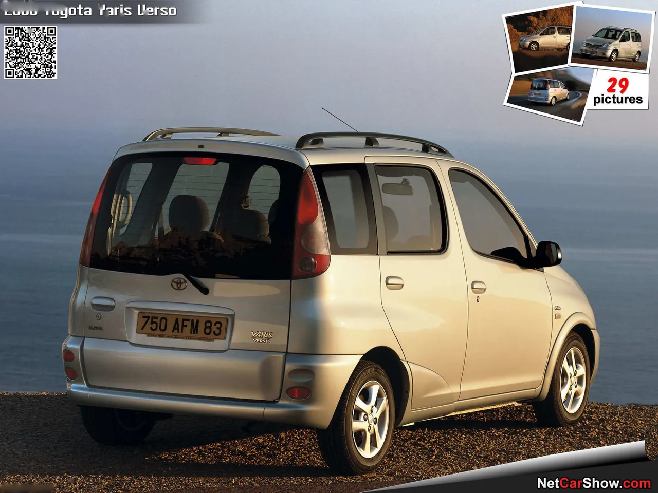 Toyota Yaris Verso (2000) - Rear Three-Quarter