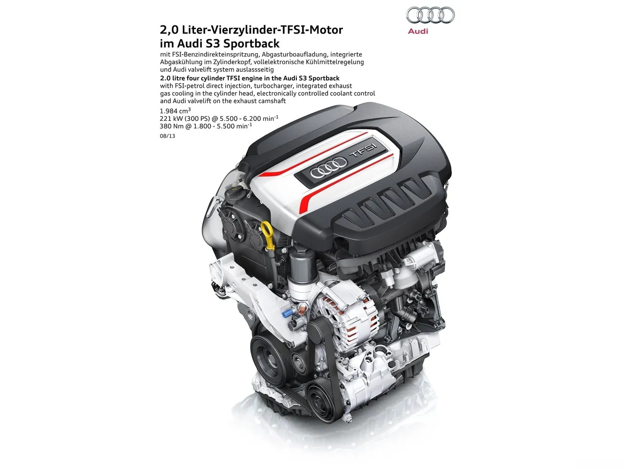 Audi S3 Sportback (2014) – motor