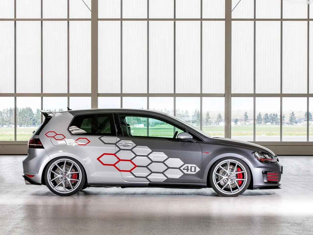 Volkswagen Golf GTI Heartbeat Concept (2016) – boční profil