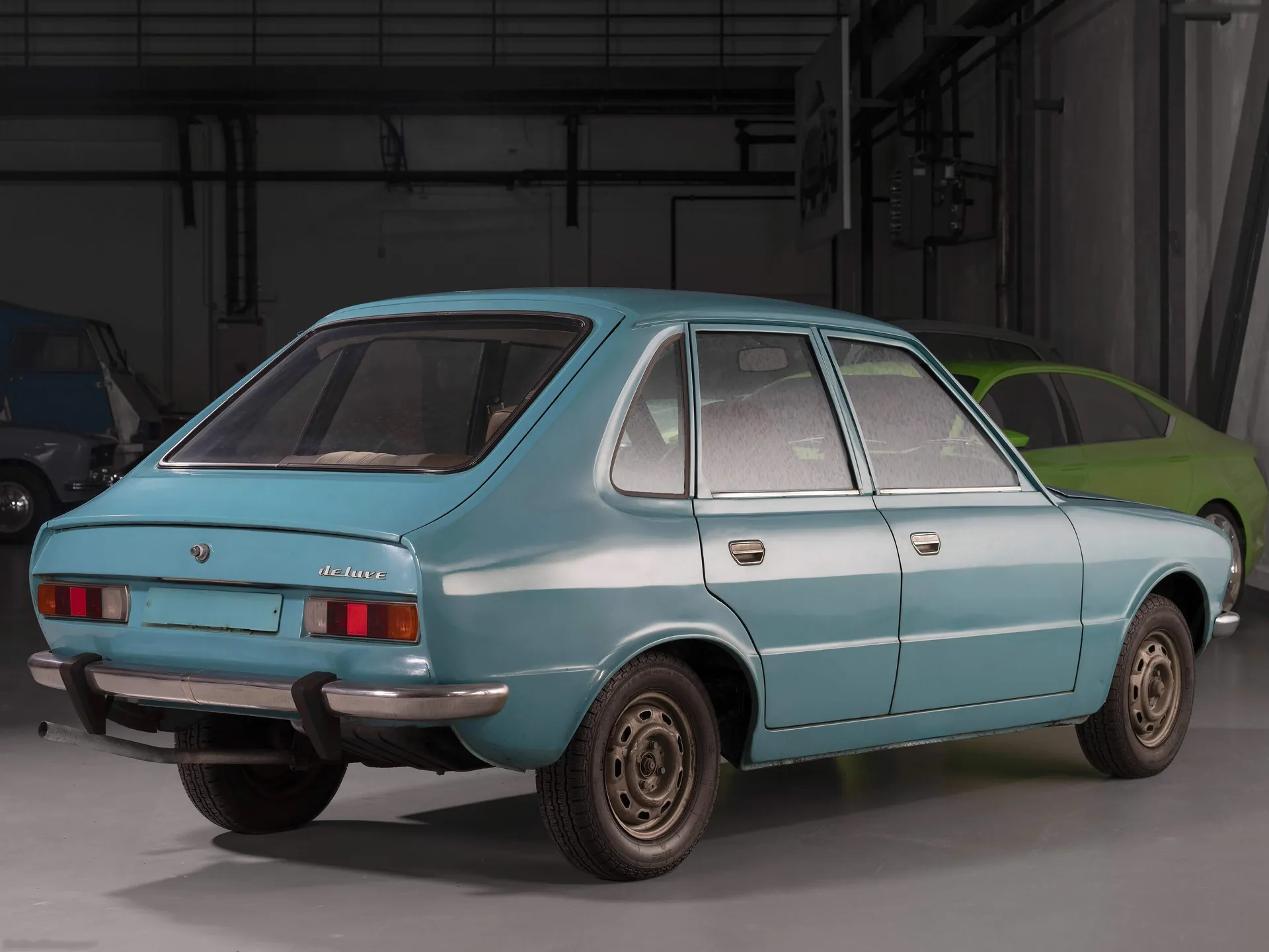 Skoda 740 Concept (1971) – zadní tříčtvrteční pohled