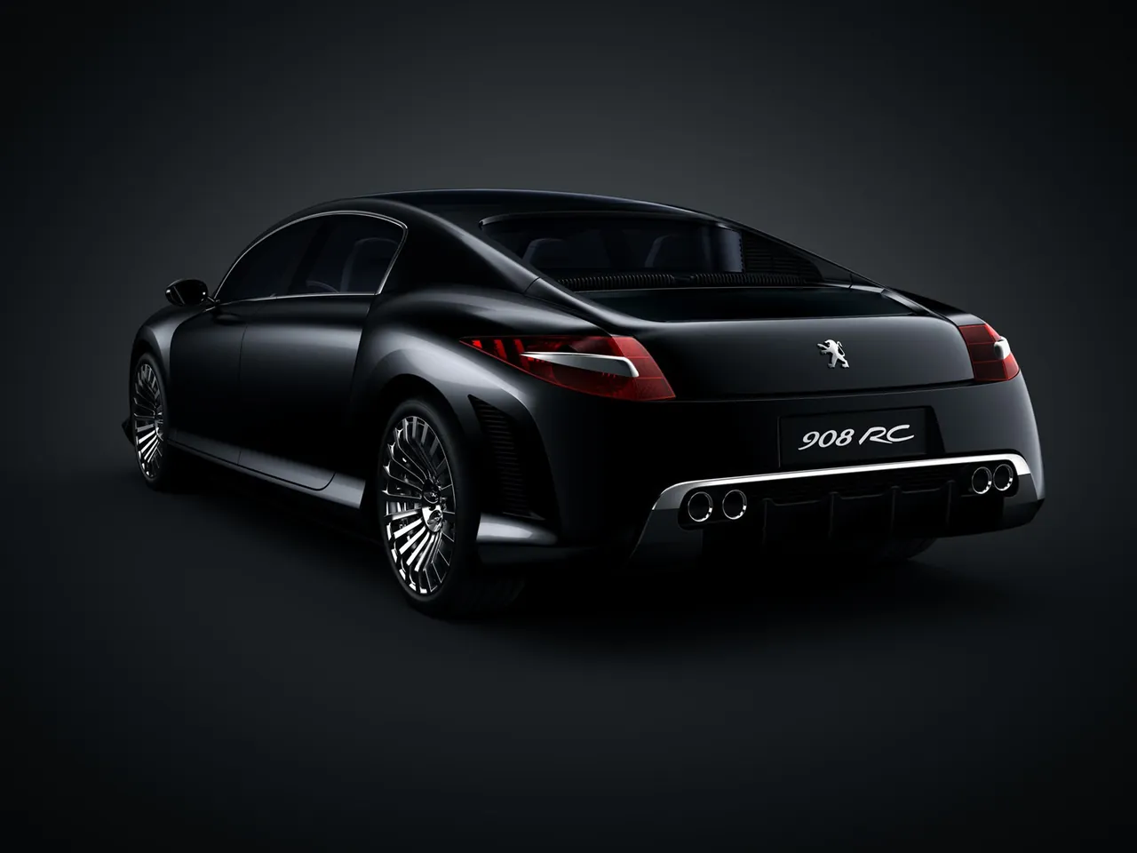 Peugeot 908 RC Concept (2006) – zadní tříčtvrteční pohled