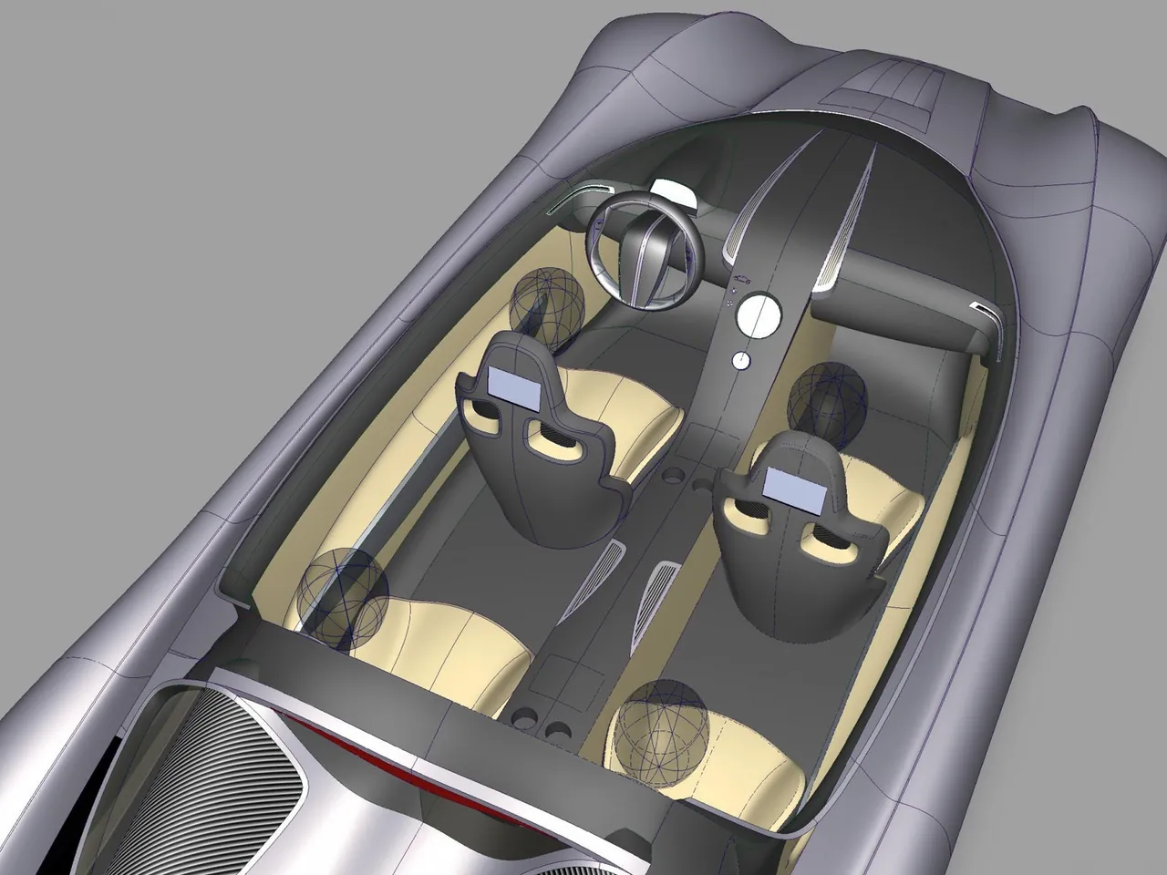 Koenigsegg Quant Concept (2009) – interiér